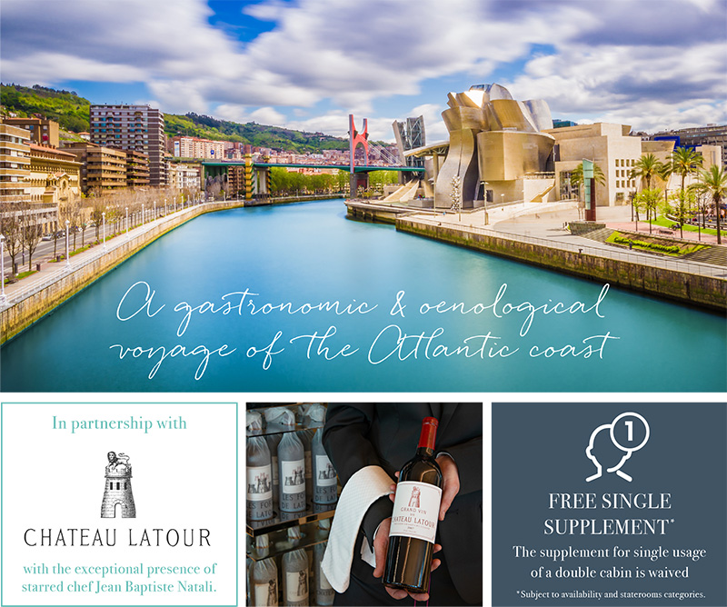 PONANT Food and Wine Cruise with Chateau Latour